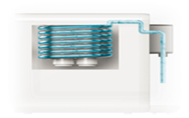 Water purifier evaporator
